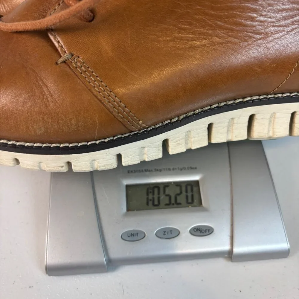 Cole Haan ZERØGRAND Chukka Boots Men’s 10M British Tan Leather Comfort Shoes - Picture 16 of 16